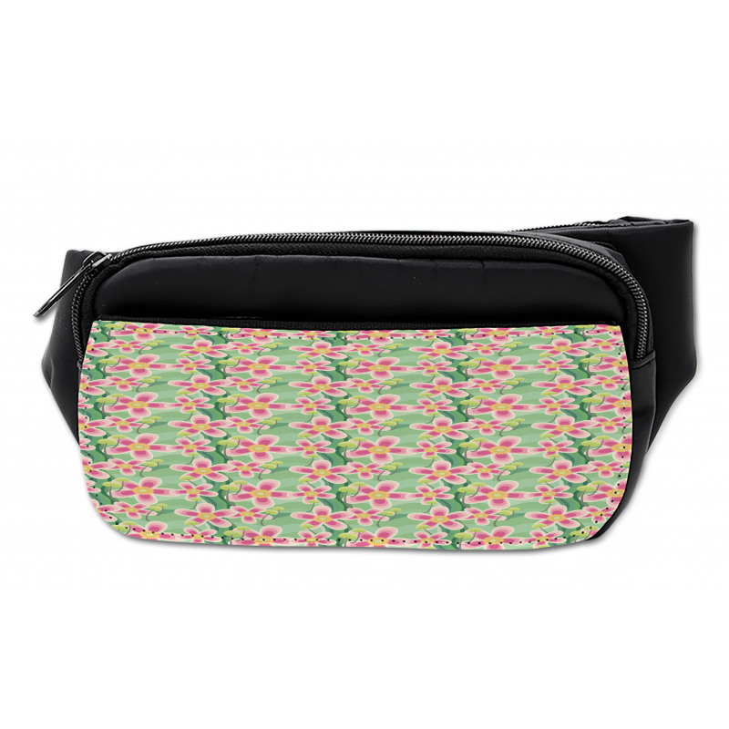 Pastel Large Flower Petals Bumbag