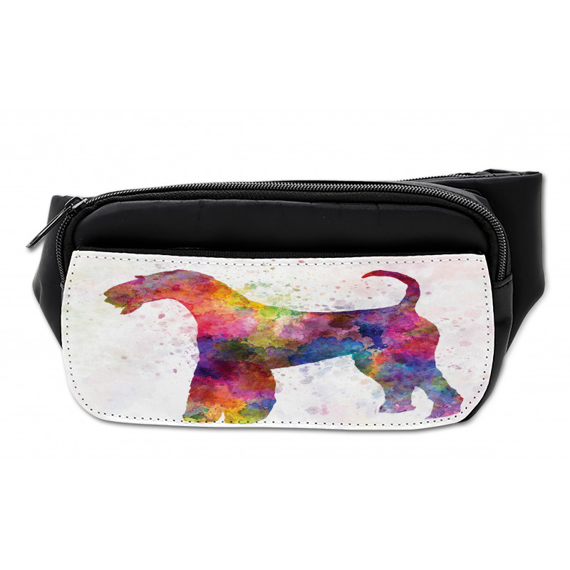 Funny Watercolor Terrier Bumbag