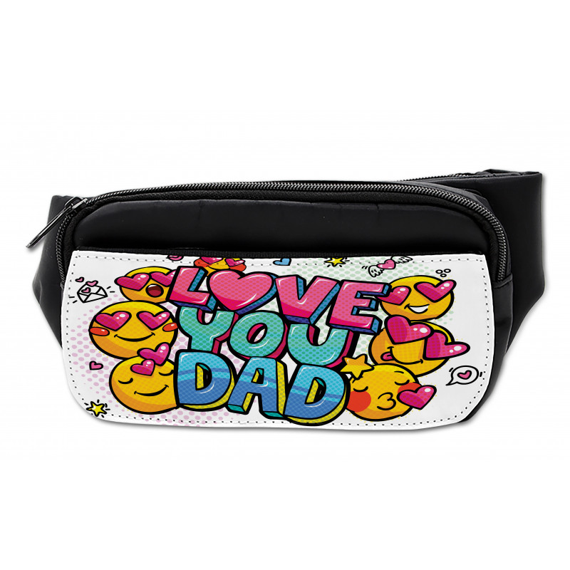 Emoji Smileys Love Dad Bumbag