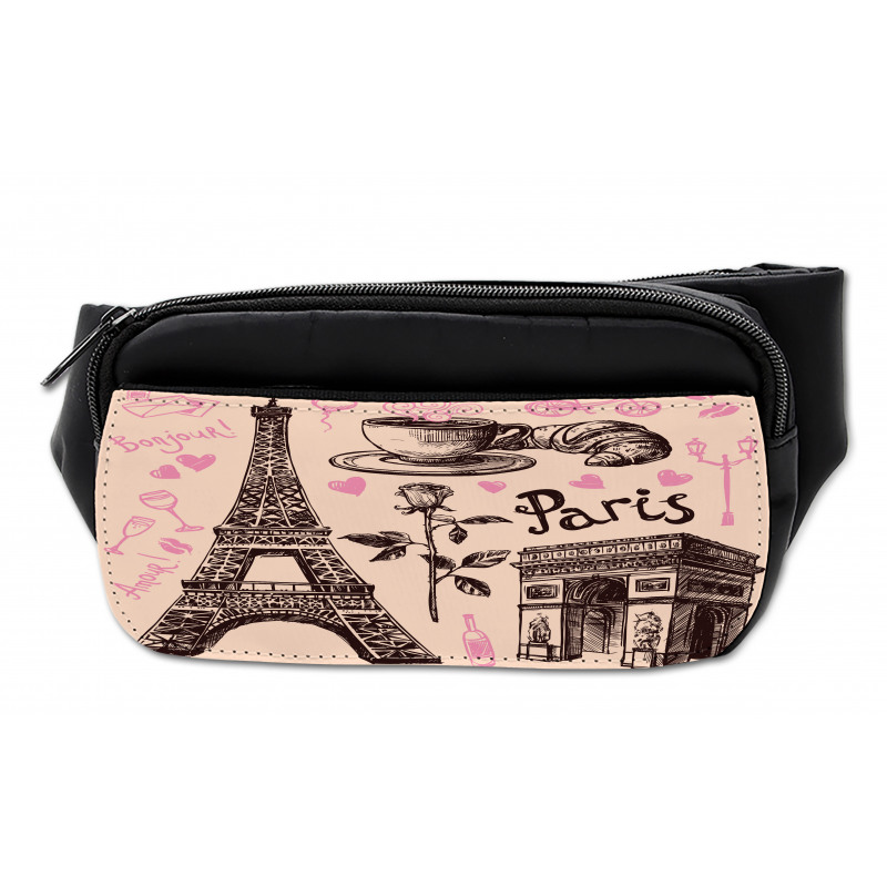 Bakery in Paris Eiffel Bumbag