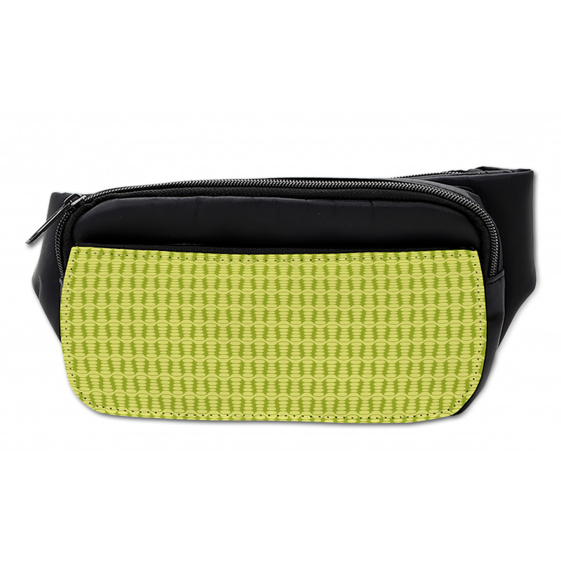 Minimalistic Green Geometry Bumbag