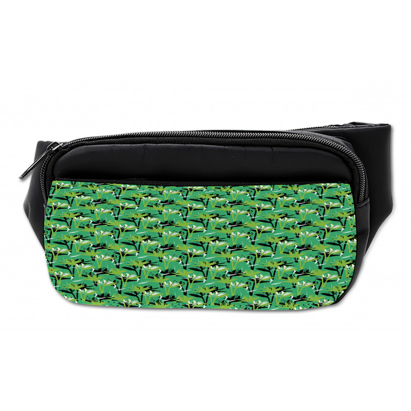 Tropical Strelitzia Floral Bumbag