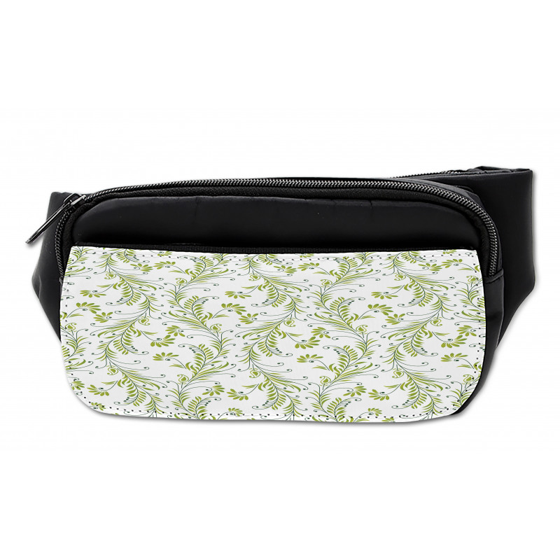 Old Leaf Swirl Floral Bumbag