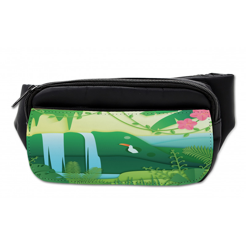 Tropical Forest Cartoon Bumbag