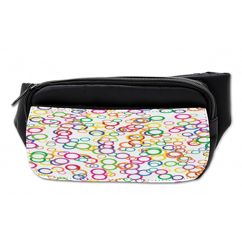 Colored Geometric Circle Bumbag