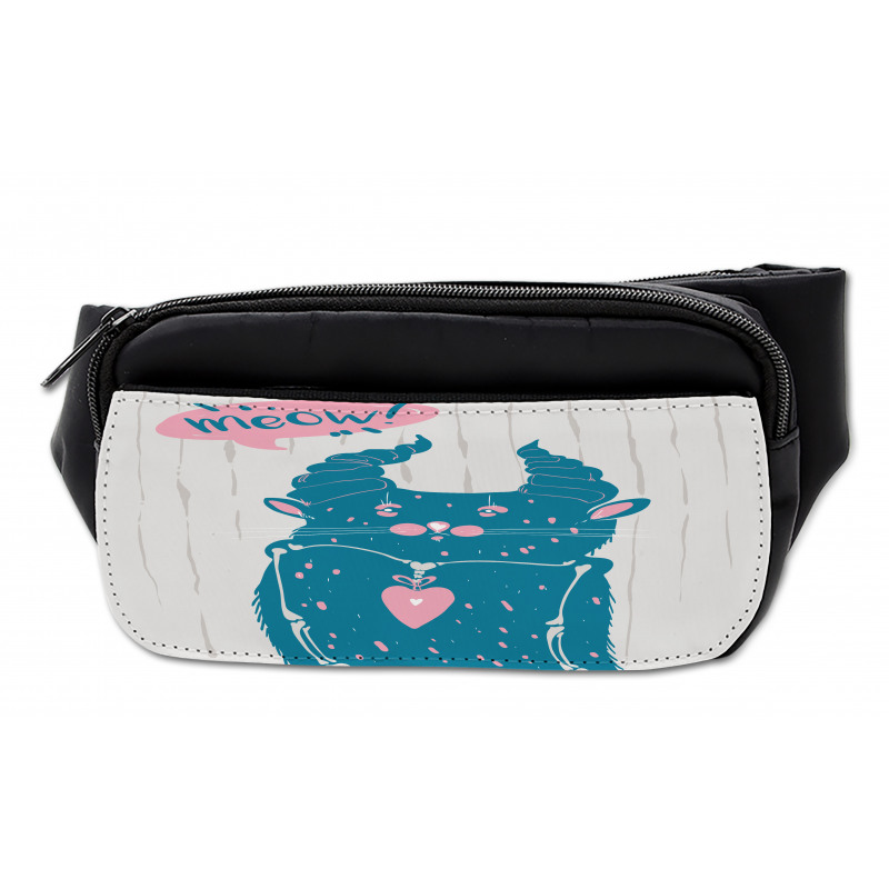 Meow Cat Speech Bubble Bumbag