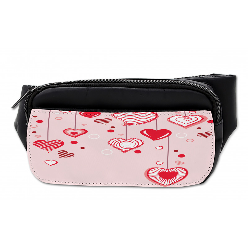 Contour Hearts Lines Bumbag