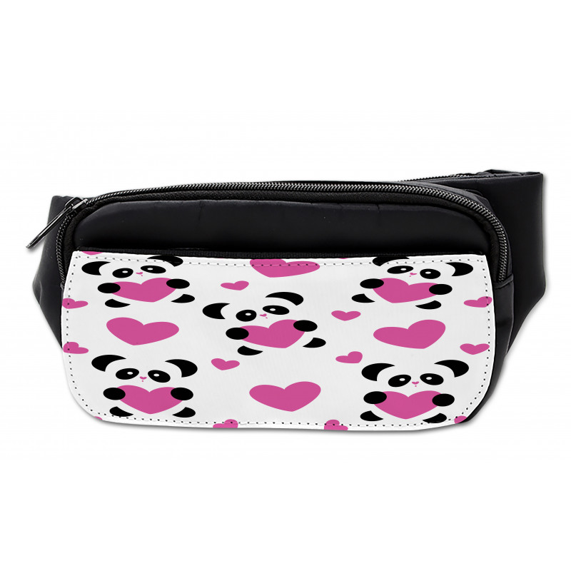 Love Pandas Hearts Bumbag