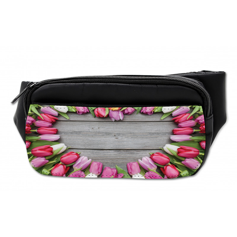 Frame of Fresh Tulips Bumbag