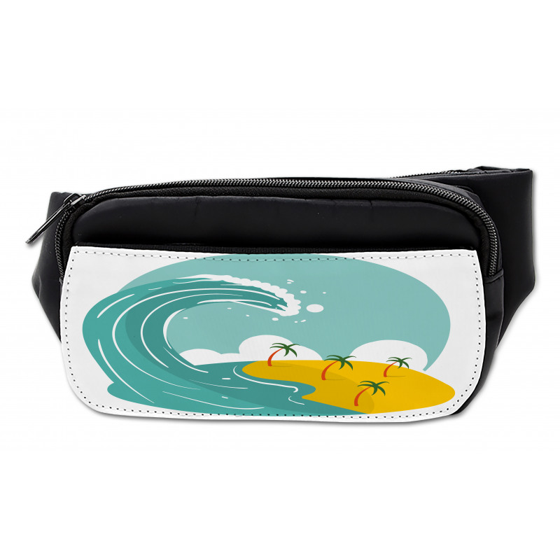 Big Wave and Palms Bumbag