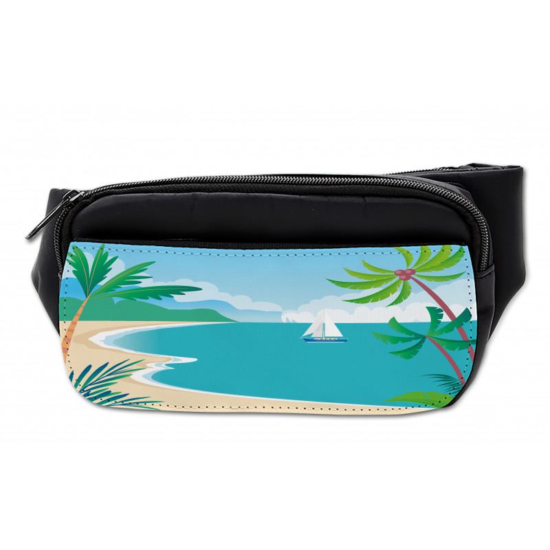 Cartoon Tropic Coast Bumbag