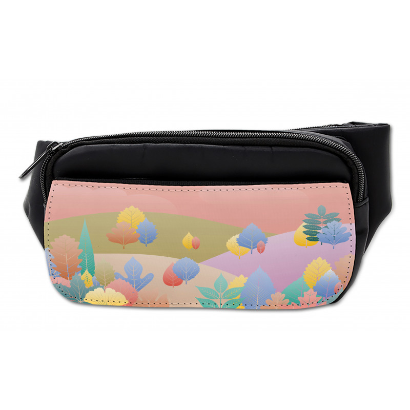 Pastel Fall Leaves Bumbag