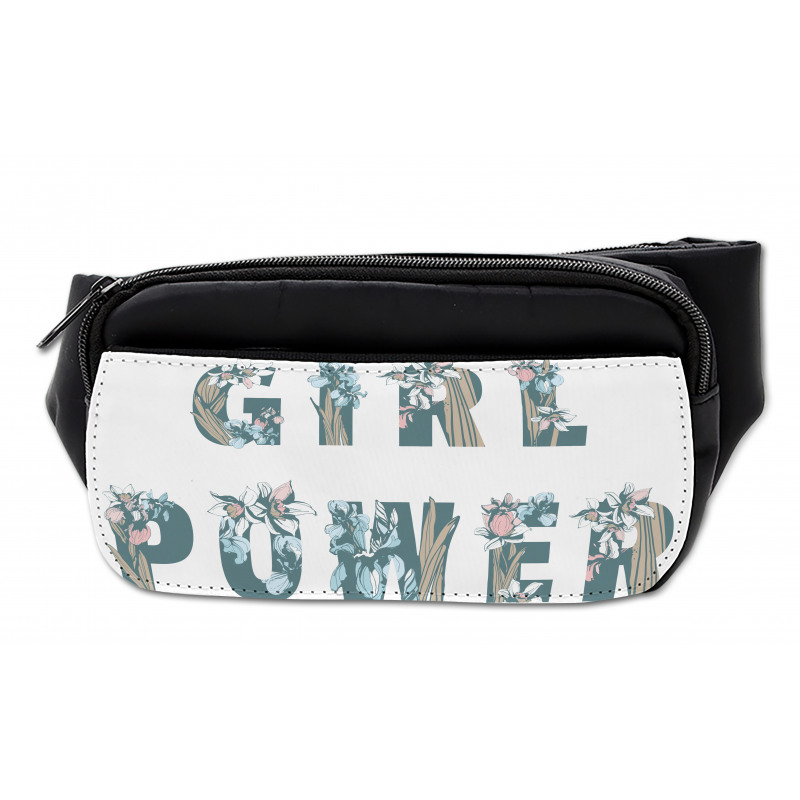 Girl Power Floral Art Bumbag