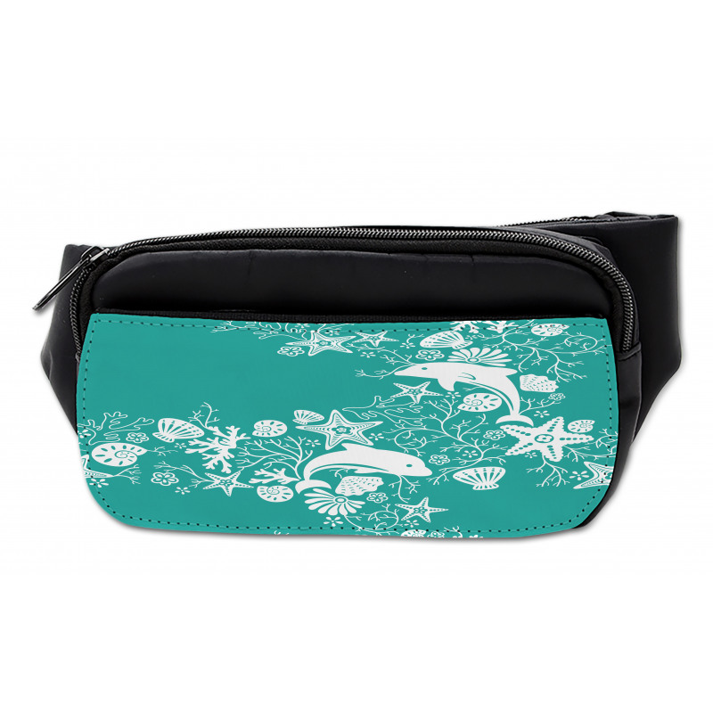 Dolphins and Flowers Bumbag