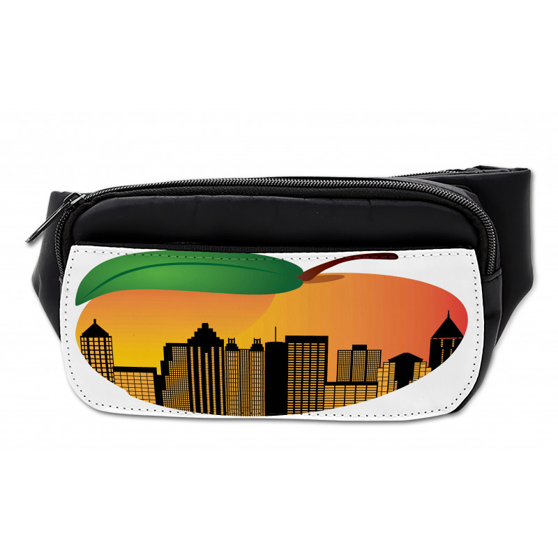 City Skyline in a Peach Bumbag