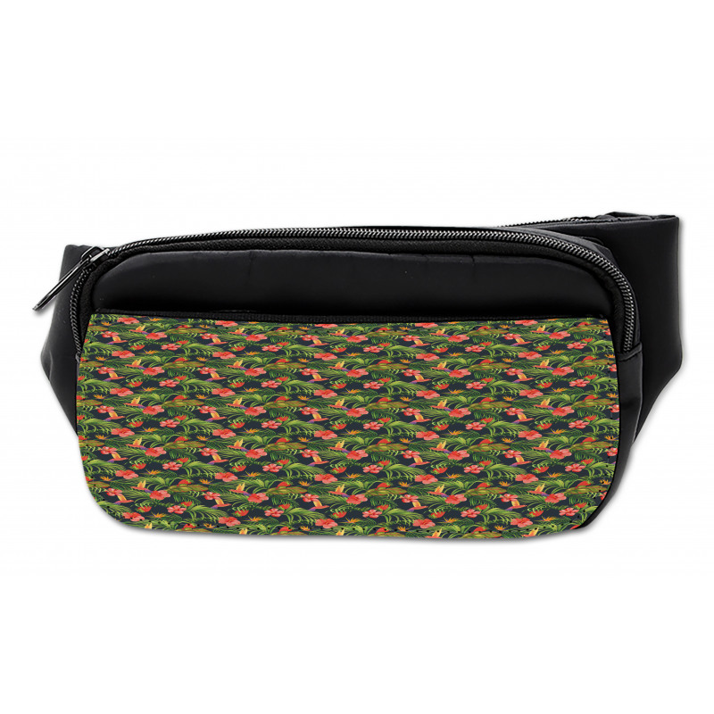 Banana Leaves Strawberry Bumbag