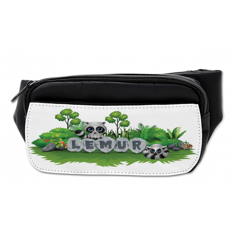 Madagascar Forest Animals Bumbag