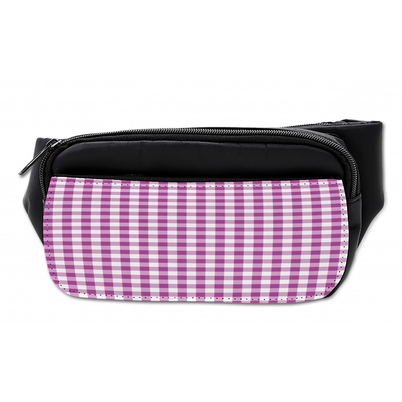 Tartan Inspired Squares Bumbag