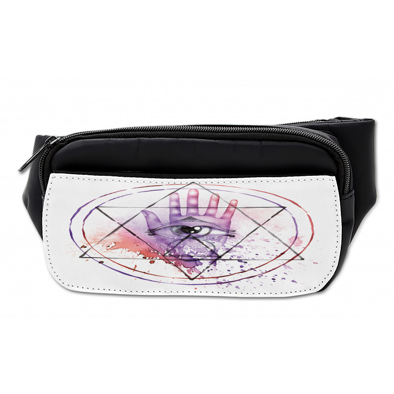 Watercolor All Seeing Eye Bumbag