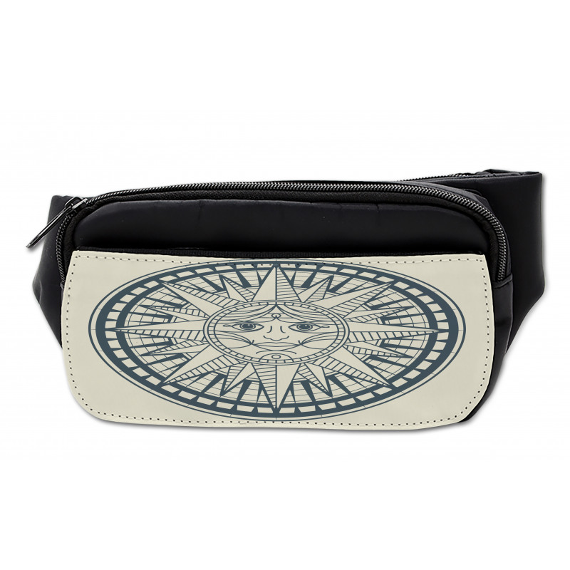 Retro Sun Compass Bumbag