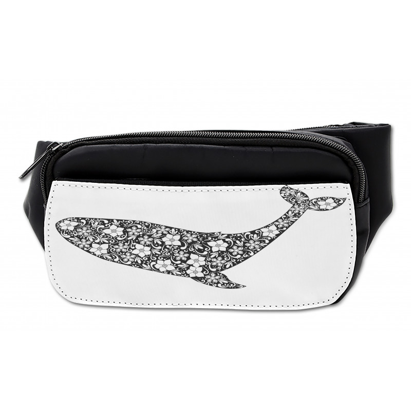 Zentangle Whale Bumbag