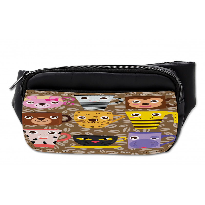 Animal Mugs Print Bumbag