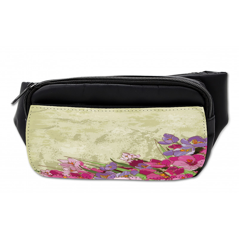 Flora Grunge Theme Bumbag