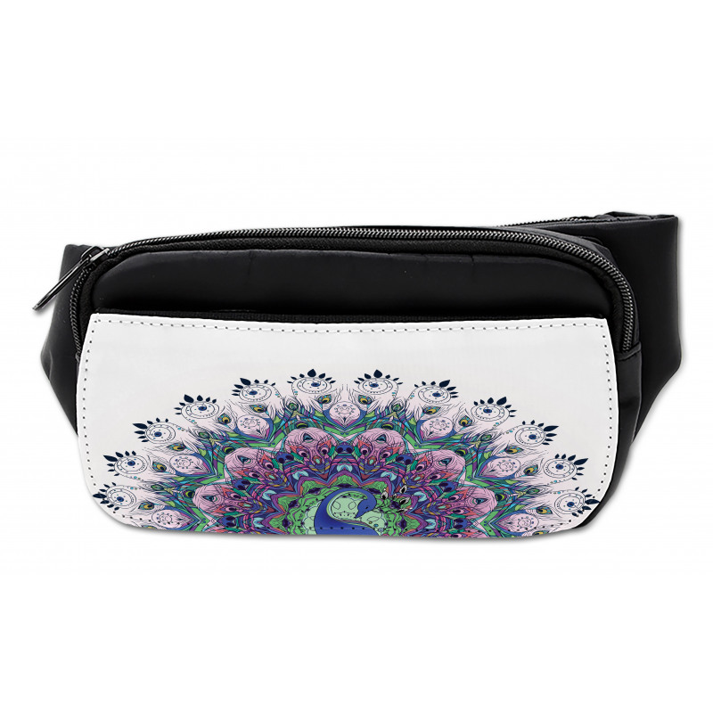 Exotic Wild Peacock Bumbag