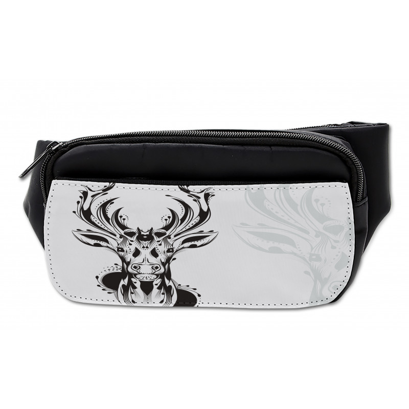 Tribal Deer Shadow Art Bumbag