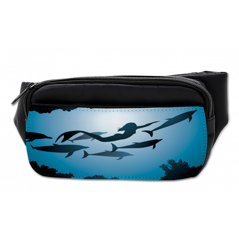 Mermaid and Dolphins Bumbag