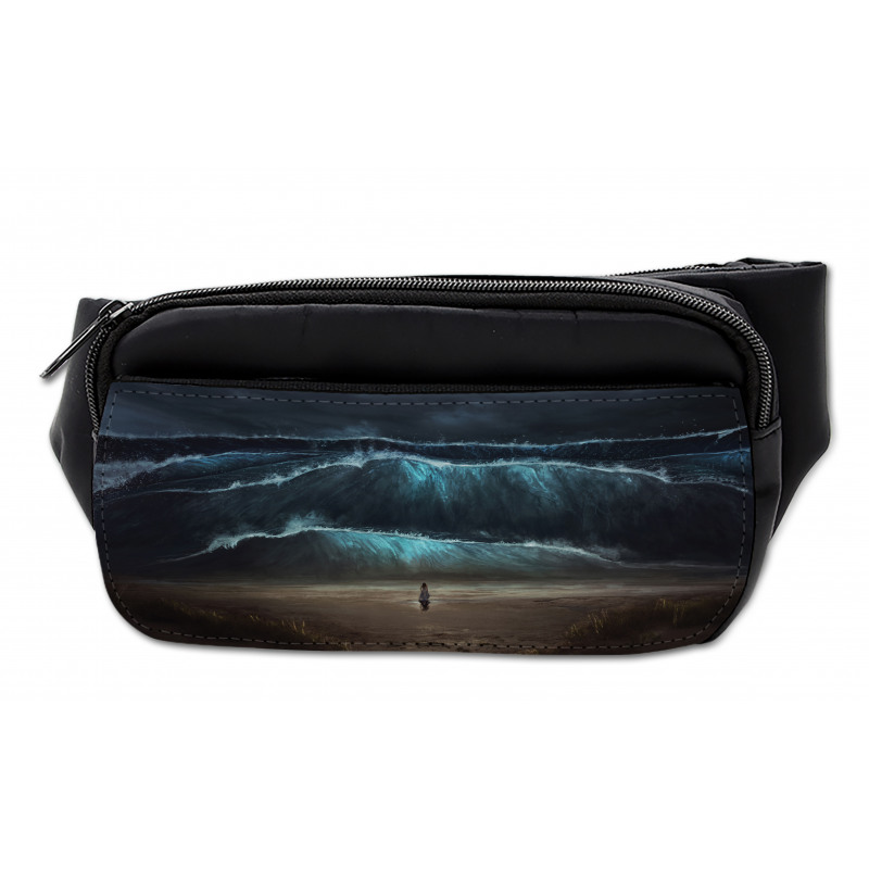 Gothic Wave Alone Woman Bumbag