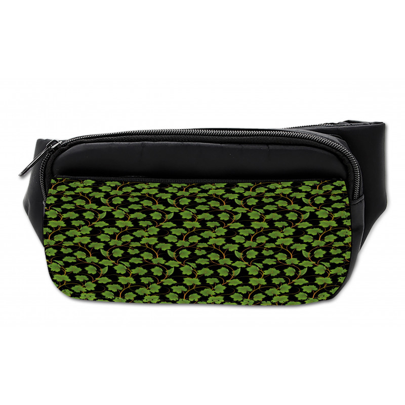 Botany Grape Leaves on Dark Bumbag