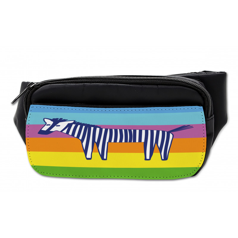 Doodle Animal Stripes Bumbag