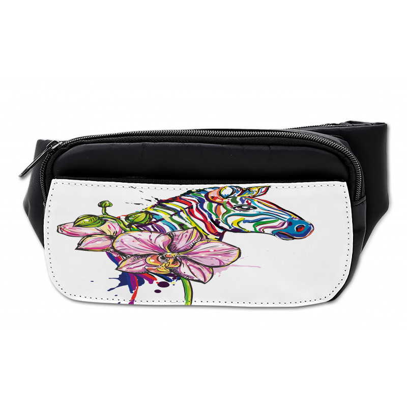 Animal Orchid Ink Art Bumbag