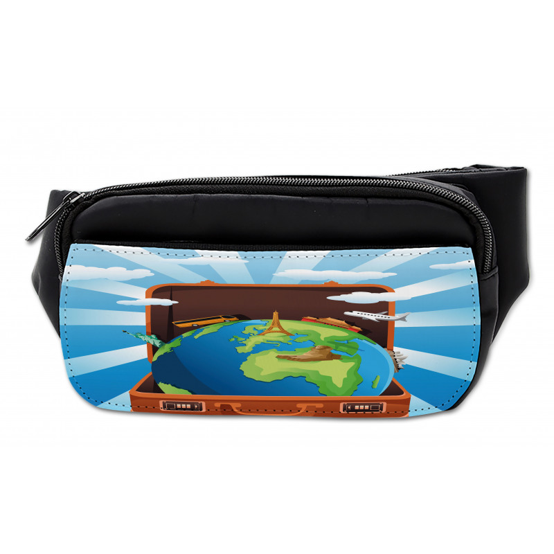 Globe in a Vacation Suitcase Bumbag