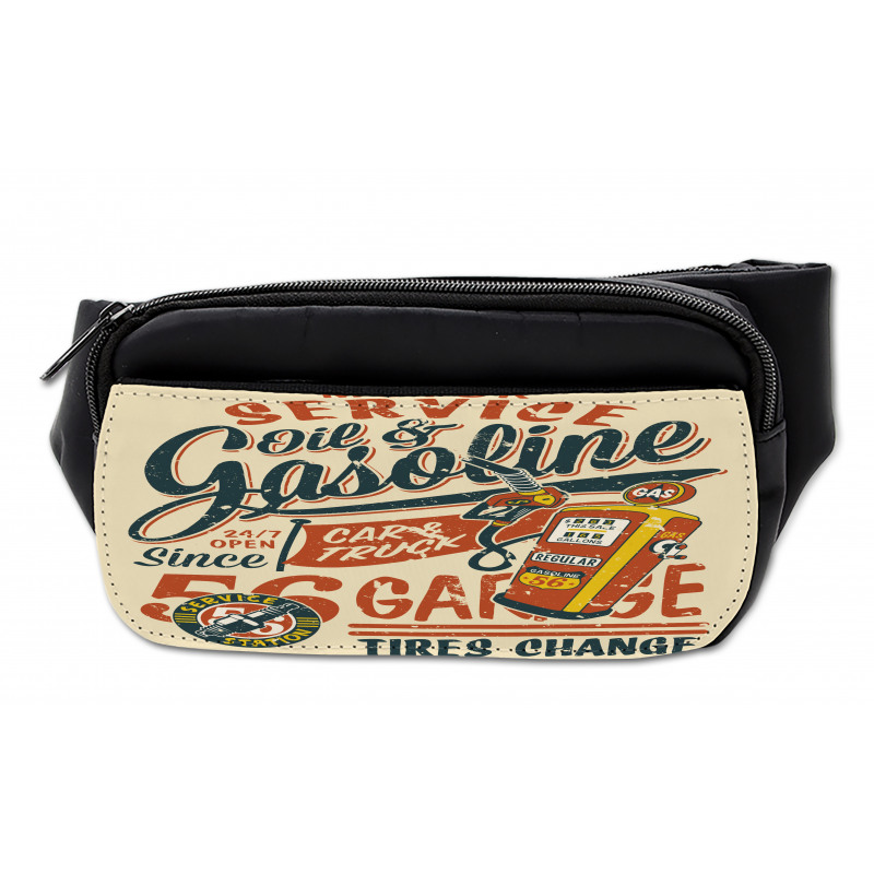 Grunge Gasoline Art Bumbag