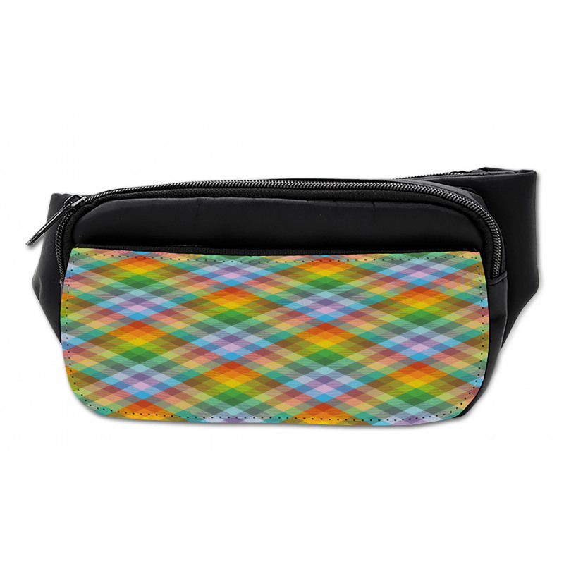 Colorful Summer Madras Style Bumbag