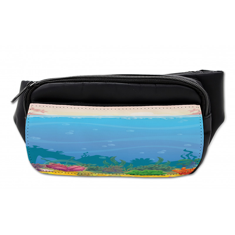 Vertical Underwater Scene Bumbag