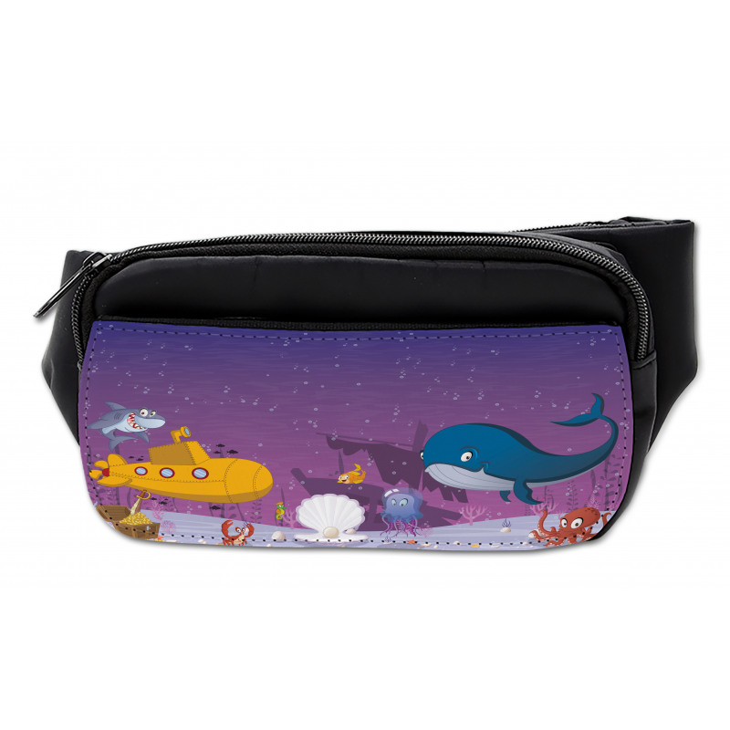 Oceanic Creatures Coral Bumbag