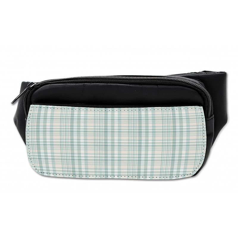 Pastel Plaid Layout Bumbag