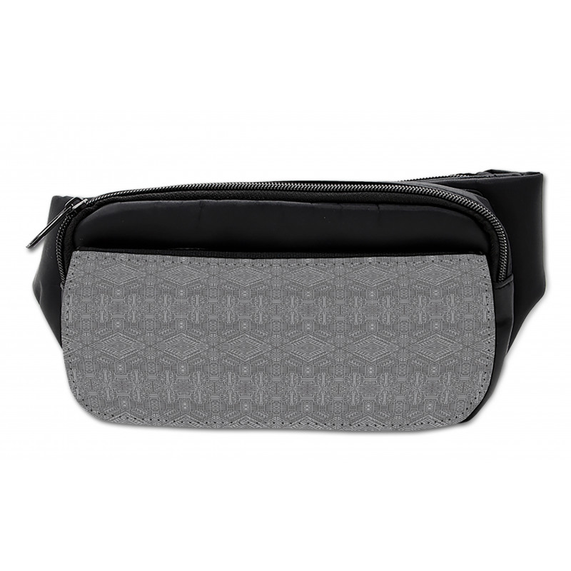 Symmetric Greyscale Motifs Bumbag