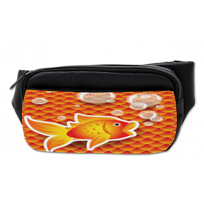 Cartoon Goldfish Bubble Bumbag