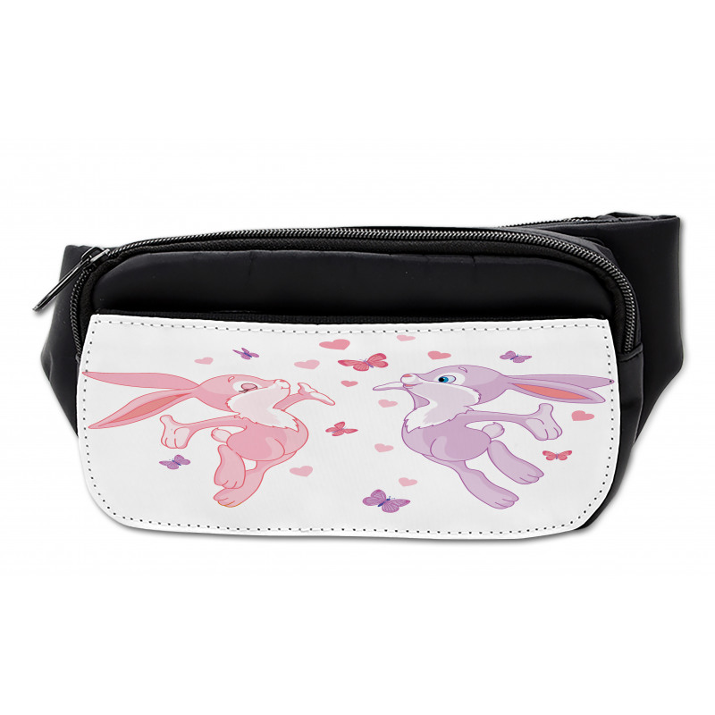 Bunnies Kissing in Air Bumbag