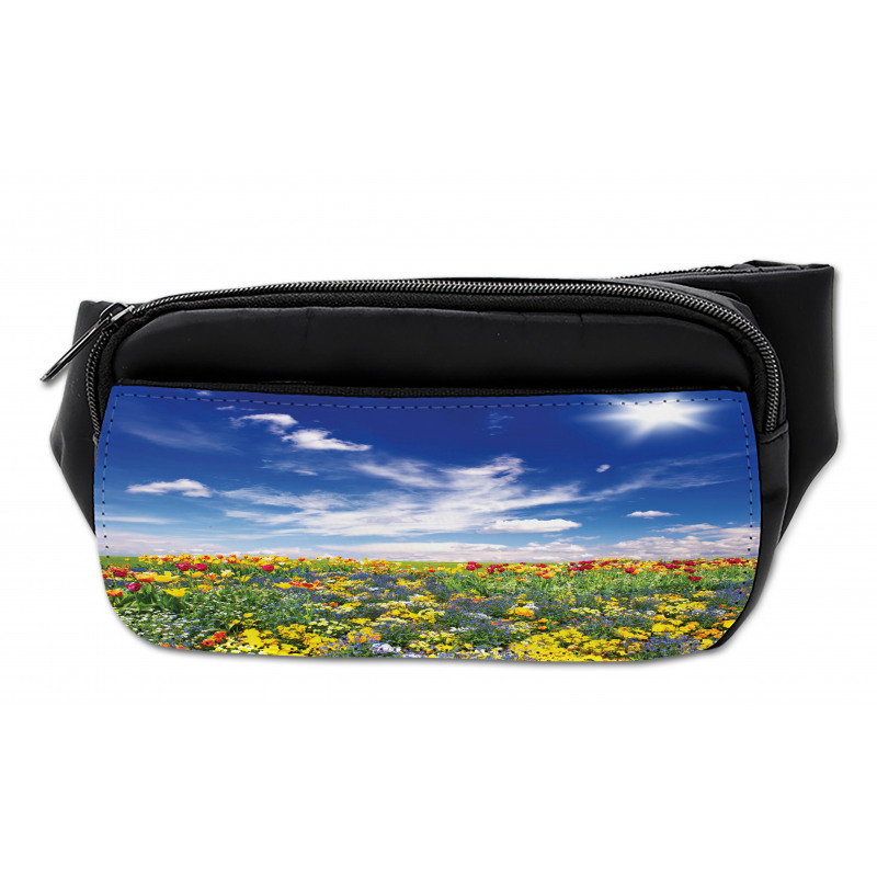 Flowers Cloudy Sky Bumbag