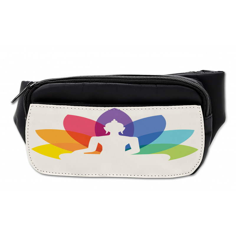 Colorful Lotus Flower Bumbag