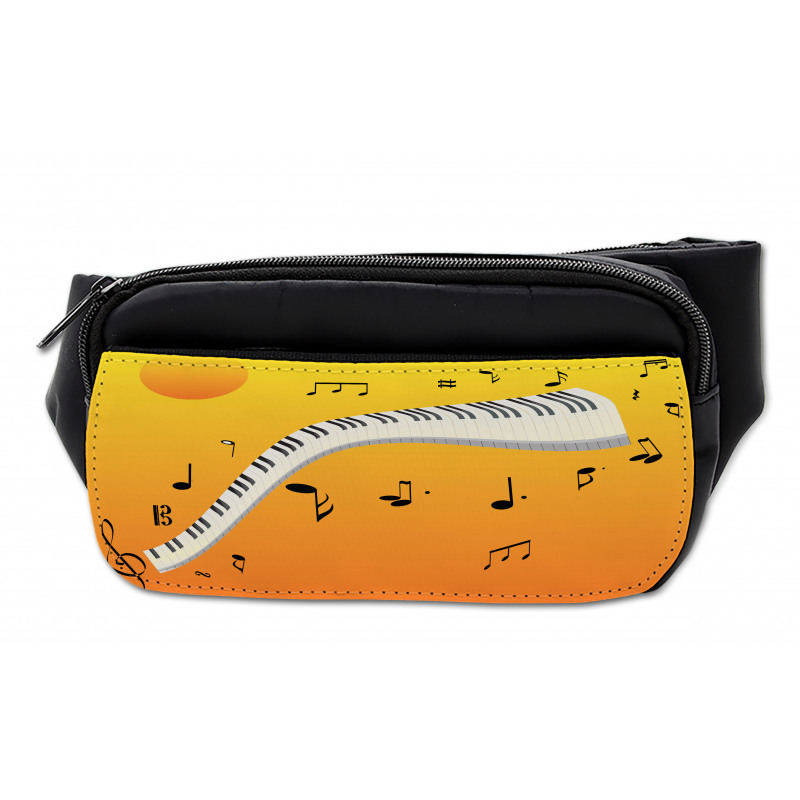 Joyous Sunset Piano Keys Bumbag