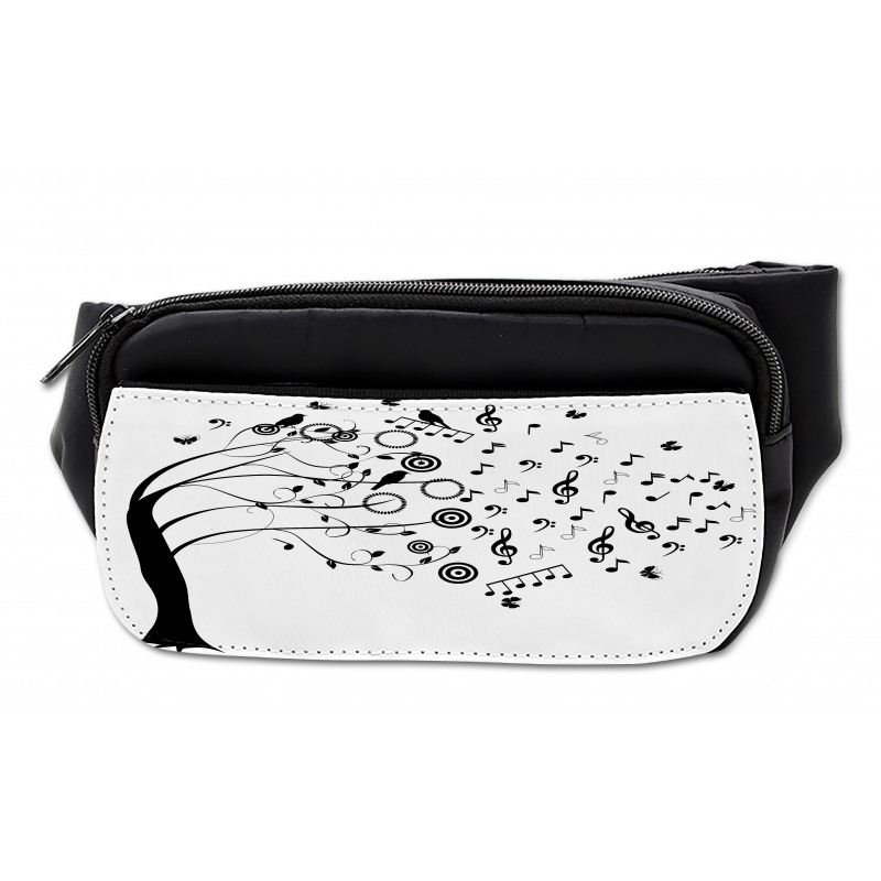 Flowing Motifs Birds Bumbag