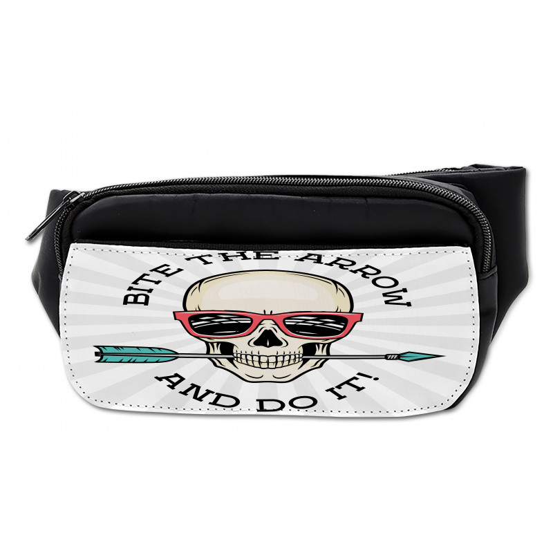 Hipster Skull Pop Art Bumbag