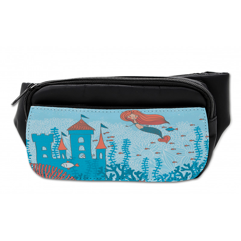 Cartoon Castle Corals Bumbag