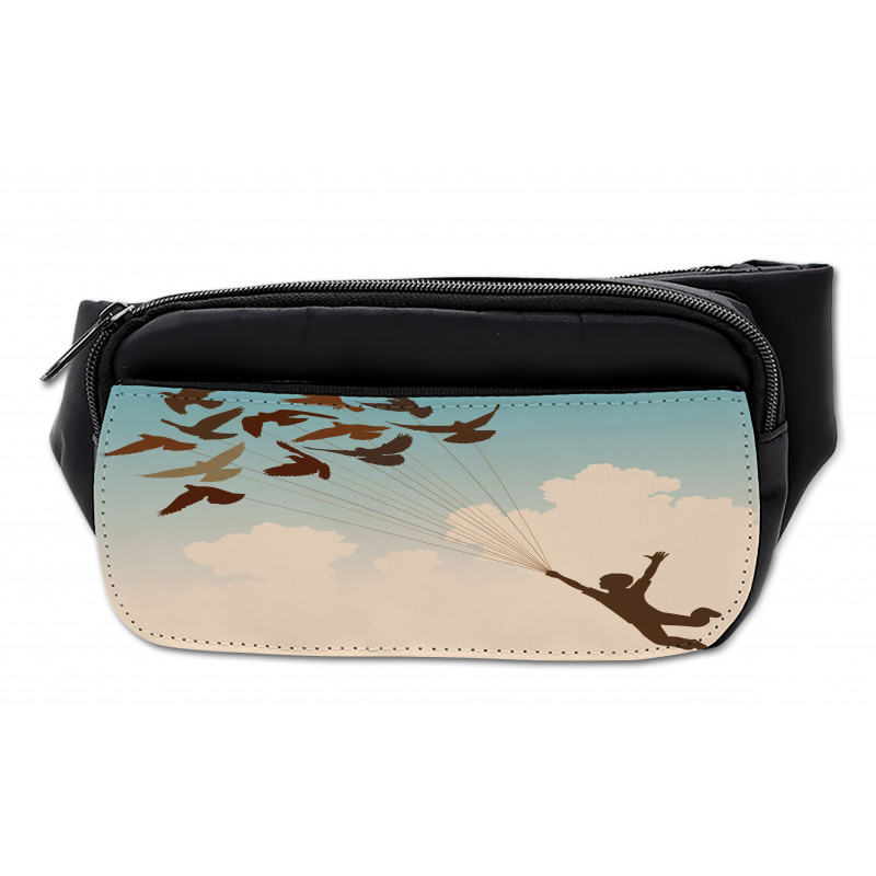 Flying Pigeons Birds Bumbag